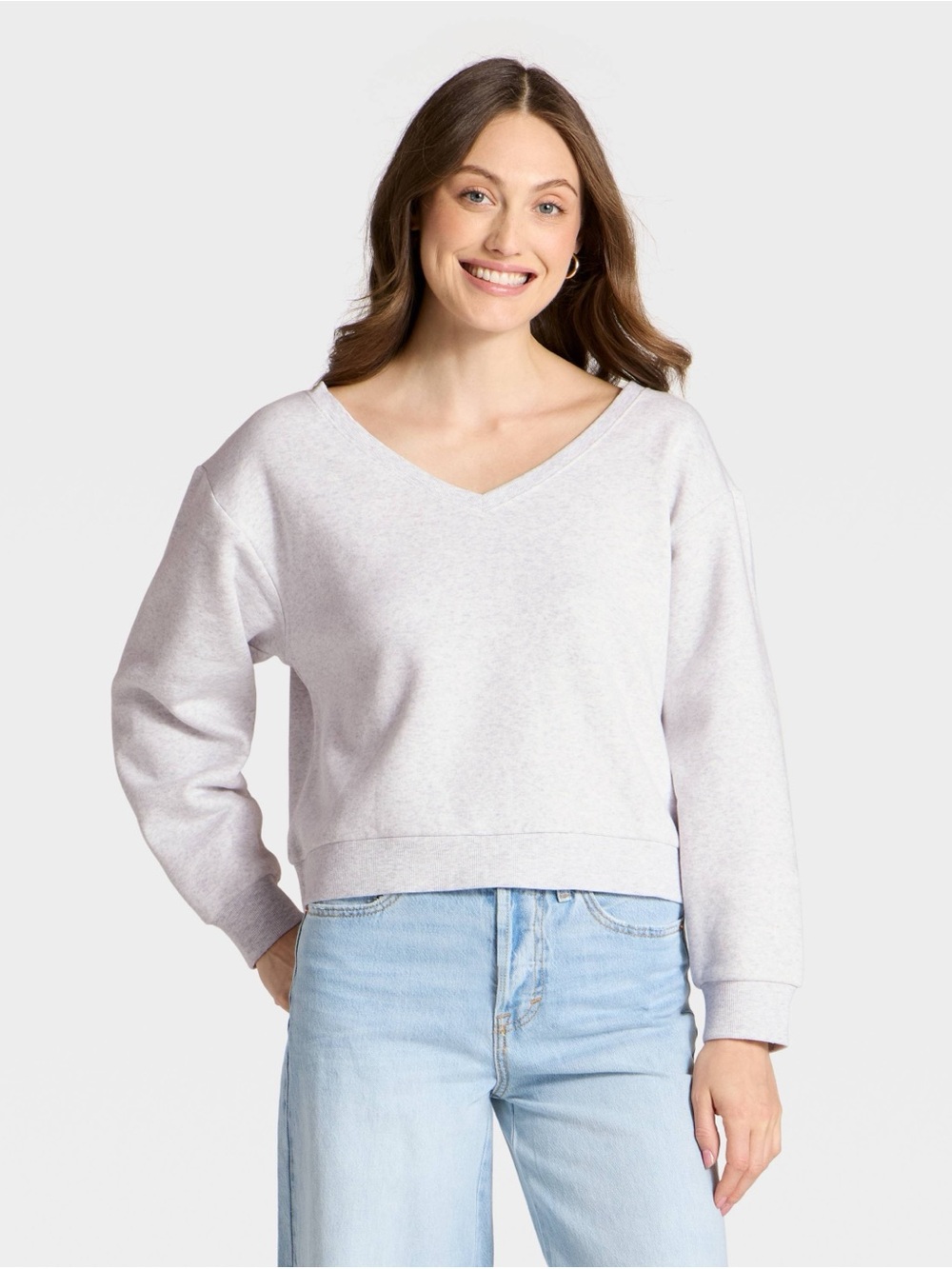 Women's Sweatshirt - Universal Thread Light Heather Gray XL